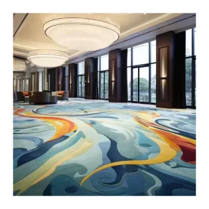 80% wool 20% nylon Axminster 5 Star Luxury Hotel Wall to wall Hotel Room Nylon Printed Lobby Corridor Carpets Floor Roll