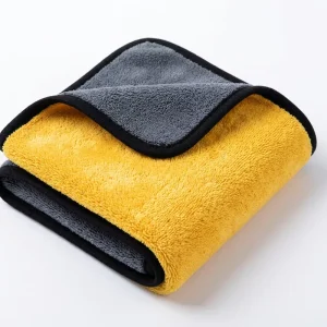 800GSM Compressed Eco Friendly Coral Fleece Microfiber Car Towel Professional Detailing Wash Drying Cleaning Cloth Factory
