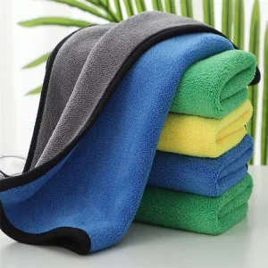 800gsm Double Sided Microfiber Cloth Super Absorbent Quick-Dry Car Window Wash Towel