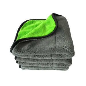 800gsm Double Sided Microfiber Square Car Wash Cloth Coral Fleece Towel Thickened Quick Dry Car Cleaning Towel