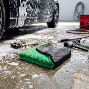 800gsm Microfiber Car Towel 40*40cm Dual Sided Coral Fleece Car Wash Towel Car Drying Towel