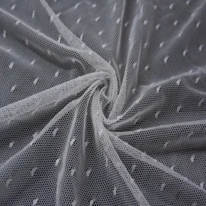 802-2 Printed 100% Acrylic Mesh Fabric Highly Sheer Soft Abrasion Resistant Bridal Gown Base Layer Tulle Skirts Special Lining