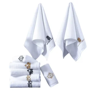 80x40cm Premium Hotel Quality Towels Heavy Weight & Absorbent with Customized Logo Hand Towels Washcloths