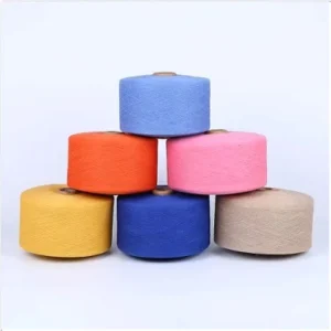81 Ne Open End Yarn China Manufacturer Ne 6s 1 8s 1 Colorful OE Recycled Cotton Polyester Blended Carded Eco Friendly Yarn
