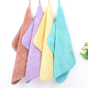 85% Polyester and 15% Polyamide Plush Quick Dry Fast Dry Microfiber Suede Camping Towel