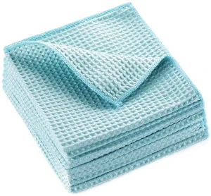 85% Polyester and 15% Polyamide Plush Quick Dry Microfiber Waffle Cleaning Towel