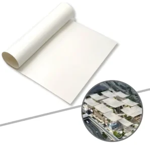 850G Fireproof PVC Fabric for Tensile Structures Roofing Sunshades & Tents