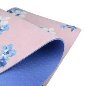 8mm TPE & Suede Yoga Mat Soft Surface Non slip Odorless Non toxic Eco friendly Exercise Mat