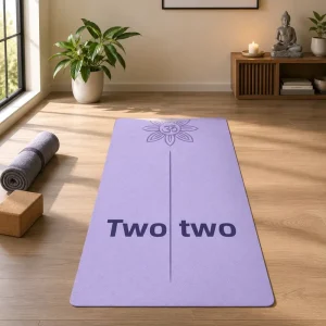 8mm TPE Yoga Mat Non Slip Eco Friendly Pilates Fitness Exercise 183cm for Home Gym