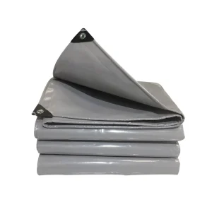 8x10ft PVC Coated Waterproof Heavyweight Woven Gray Blue Black Clear Sheet Tarpaulin Textile for Winter Cover