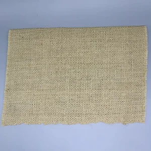 8×7 1220gsm Natural Color Sisal Cloth 100% Natural Fiber No Chemicals Sisal Fabric