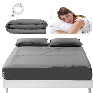90% Cotton 10% Silver Fiber Grounded Bed Cover Antibacterial and Anti Static with Silver Fibers
