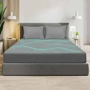 90% Organic Cotton 10% Silver Fiber Conductive Bedding Improved Sleep Wellness ESD Grounding Mat Fitted Sheet for Home Use