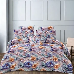 95GSM Woven Medium Weight Polyester Microfiber Fabric OEM Custom 5D Digital Printed Breathable Wear Resistant