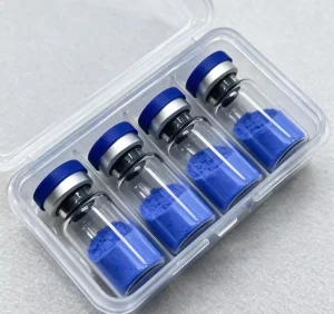 99.4% Purity Cosmetic Grade GHK Cu Powder Blue Copper Material for Daily Skin Care Blue Copper Powder