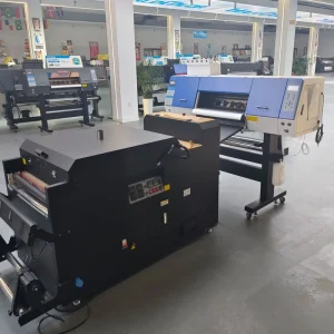 A1 Easy Color New Full Automatic DTF Printer 60cm 24 inch Epson I3200 Print Head Pigment Ink Powder Shaker Roller 1 Year