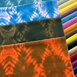 A239 7 Home Upholstery Mosha Velvet Knitted 100% Polyester Printed African Design Curtains Fabric for Furniture Textile