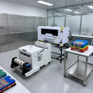A3 30cm Dual XP600 Head Inkjet DTF Printer T shirt Printing Machine for Garment Factory