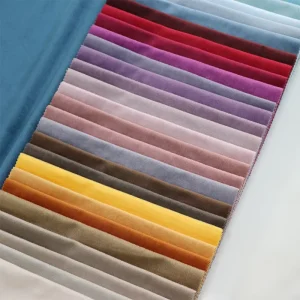 A915200 Lightweight 190gsm Breathable Polyester Baby Face Holland Velvet Sofa Fabric Knitted