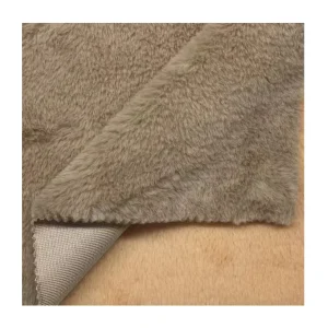 ALE006-D Eco-Friendly 100% Polyester Knitted Warp Plain Toy Plush Teddy Bear Hair Sofa Home Textile Velvet Heavyweight Girls