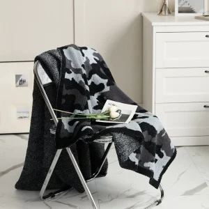 ALN 100% Polyester Blanket Throw Blanket Nordic Cradily Plush Bedspread