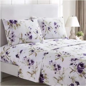 AOYATEX Custom Size Full Set Washed Microfiber Fabric Bed Sheet Set Custom Bedding Set