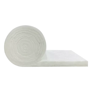 ASTM C518 UL723 Formaldehyde Free White Fiberglass Wool Blankets Fireproof Soundproof Insulation Glass Fiber Wool Blanket Rolls