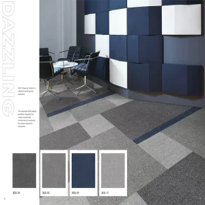 AURORA Commercial Square Carpet Tiles Noise Reduction for Meeting Rooms Hotels & Living Rooms