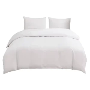Aamzon High Quality Soft Woven 100% Polyester 3 Piece Hotel Home Duvet Cover Set OEKO TEX Certified