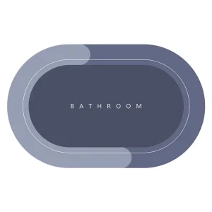 Absorbent Bathroom Bath Mat Anti-slip Shower Rug Quick Drying Bath Mats Kitchen Entrance Doormats Home Bathtub Diatom Mud Carpet