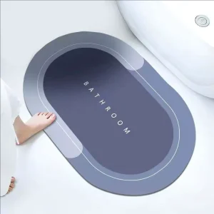 Absorbent Bathroom Bath Mat Anti slip Shower Rug Quick Drying Bath Mats Kitchen Entrance Doormats Home Floormat Bathtub Carpet