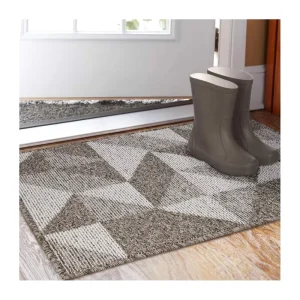 Absorbent Front Rubber Backing Non Slip Entrance Door Mat