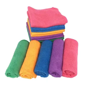 Absorbent Microfiber All-Purpose Cloths 40*40 300GSM Kitchen Wipes Cleaning Floors Glass Car Wash Lint-Free Bulk Cleaning Wipes