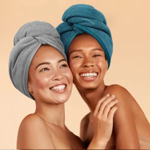 Absorbent Microfiber Turban Head Wrap Women Hair Towel Microfiber Hair Towel Wrap