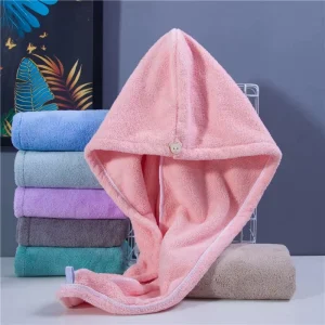 Absorbent Quick Dry Microfiber Lint Free Hair Drying Towel Salon Hair Turban
