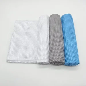 Absorbent Quick Dry Microfiber Waffle Weave Towel Rags Microfiber Cleaning Cloth Good for Kitchen Dish Car Glass Loth