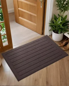 Absorbent Tufted Dirt Trapper Door Mat Indoor Washable PET Friendly Polypropylene Anti Slip Entrance Rug for Front Door