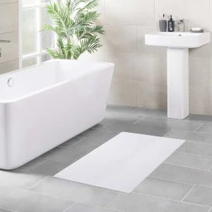 Absorbent Woven Cotton Hypoallergenic Quick Dry Hotel Spa Shower Bathtub Mats