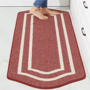 Absorbent and Stain Resistant Kitchen Runners Floor Mat Machine Washable Extra Large Kitchen Rugs