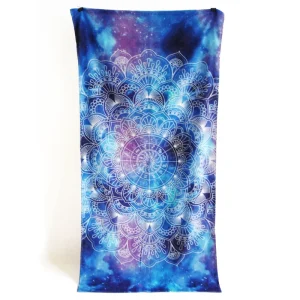 Abstract Pinata Design Digital Printed Custom Beach Towel 100% Cotton Velour Reactive Printed Large Over Sized Logo Beach Towel