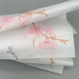 Acid Free Bead Dyded Full Pain White or Black Gift Wrapping Packing Silk Cotton Tissue Paper