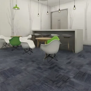 Acoustic Carpet Squares Wear Resistant Fire Resistant Modular Flooring for Creative Workspace Coworking Office Low MOQ Custom