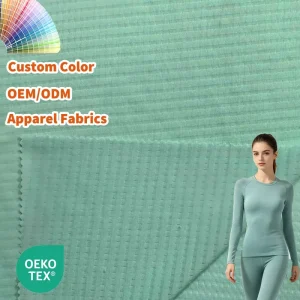 Activewear & Functional Underwear 100% Polyester Air Layer Jacquard Fabric 360gsm Breathable 3D Mesh for Sports Bras Girls