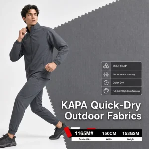 Activewear Sportswear Moisture Wicking Nylon Spandex Fabric Full Dull 4 Way Stretch Quick Dry Technical Fabric
