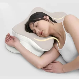 Adjustable Cervical Pillow Ergonomic Contour Orthopedic Bed Memory Foam Pillows for Side Back Stomach Sleeper