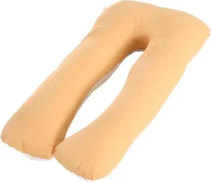Adjustable Full Body Maternity Pillow for Pregnant Women Delicate Polyester Filling with Soft Removable Cover