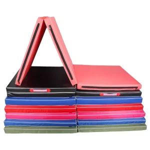 Adjustable PU+EPE 3 Folding Fitness Exercise Gym Mat