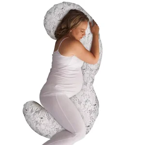 Adjustable Pregnancy Maternity Pillow for Sleeping with Full Body Support Removable Cover for Back Legs Belly Hips