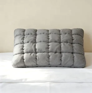 Adjustable Shredded Memory Foam Pillow with 0.9D Microfiber Hybrid Filling Polyester Gusseted Support Bed Pillow for Sleeping
