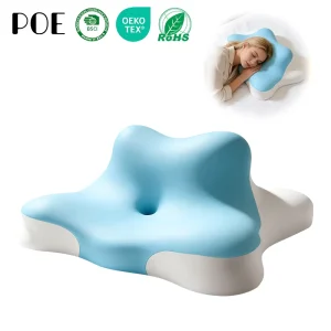 Adjustable Sleeping Cushions Memory Foam Reading Pillow with Wedge Support for Back/Chin Ergonomic for Bed & Floor